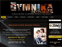 Tablet Screenshot of newgymnika.it